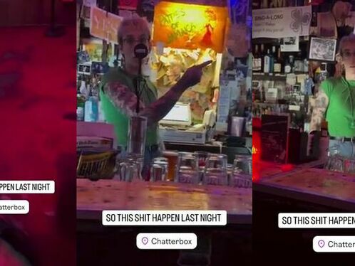 A Bartender At Indianapolis' Chatterbox Bar Threatened Trump.