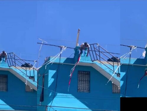 Electric Shock, Pants Falling Off, Falling 9 Meters, It's So Scary