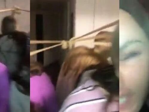 When We Played Pantyhose Tug-of-war