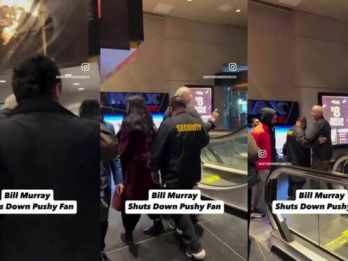 Bill Murray Angry At Fans