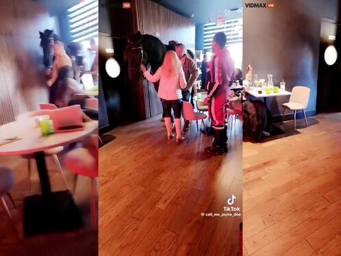 When A Man With His Horse Went