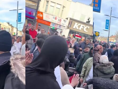 United Kingdom - Two Women Argued With A Man