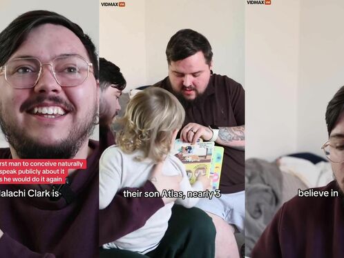 A Bearded Chicken Gave Birth To A Chick