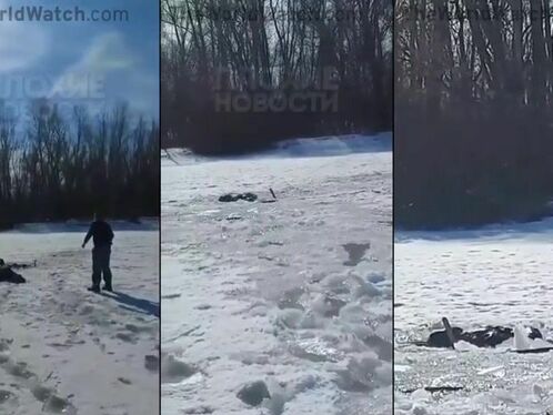 Fisher Falls Into Ice Hole â€“ Rescue Operation Fails