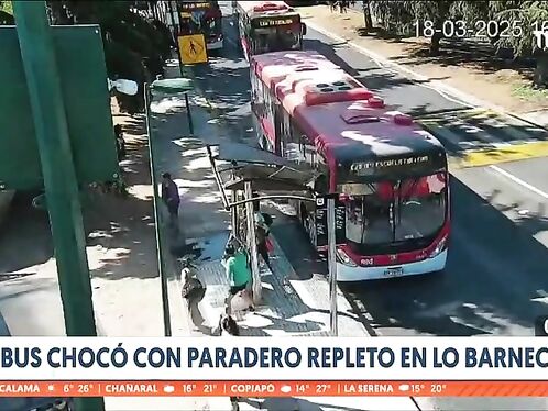 Bus Crashes Into Bus Stop