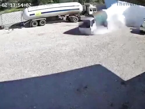 A Tanker Truck Was Transformed Into A Live Missile In 3, 2, 1 Seconds.