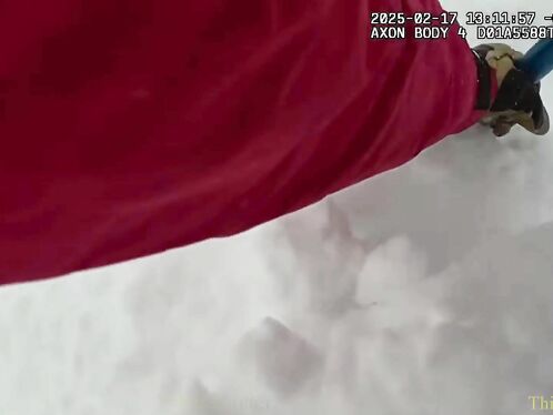 Snowmobile Rider Buried By Avalanche, Later Rescued By Rescue Workers - V