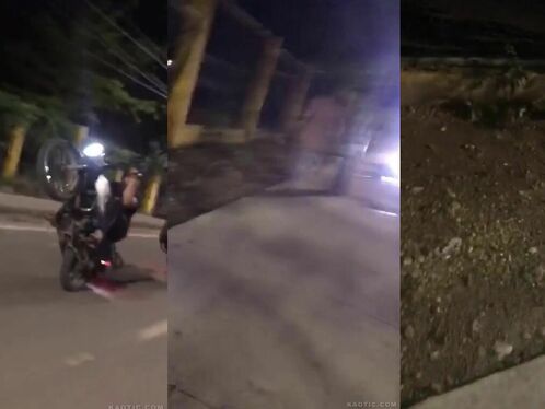 Two People In Colombia Were Hospitalized After A Bicycle Accident.