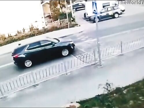 An Army Colonel Was Killed In The Street, And His Car Was Also Damaged.