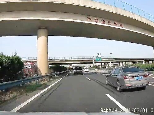 A Wrecked Car Performs Stunts.