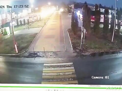 Three Girls Were Taken To The Hospital After Colliding At A Zebra Crossing.