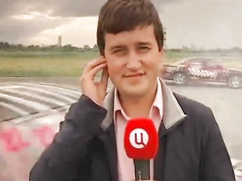 The Reporter Was Hit By A Car