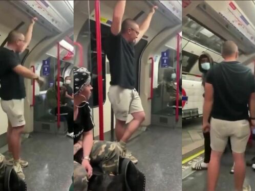 Racist Knocked Unconscious