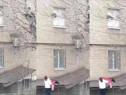 Russian Fire And Rescue Teams Have Arrived At The Scene.