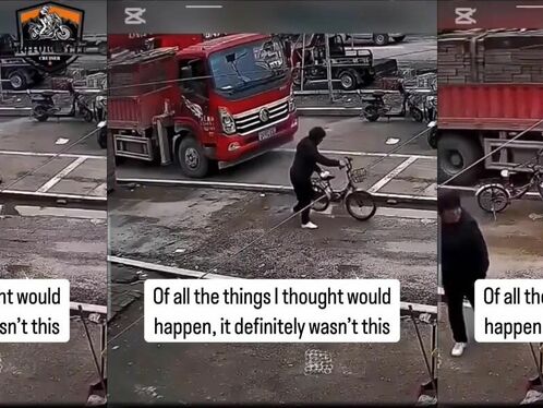 Sir, Excuse Me, Could You Please Move Your Bicycle So I Can Continue?