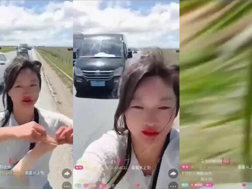 A Woman Was Hit By A Car While Live-streaming On The Street.