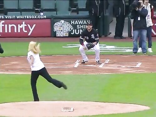 Watch Me Throw The First Ball.