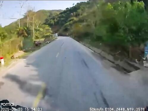 Overtaking A Bus On A Blind Corner Is Never A Wise Move.