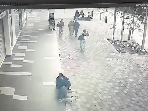A Woman Was Swallowed Up By The Sidewalk And Remains Missing.