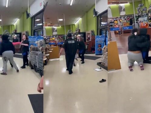 Clashes At Kroger Supermarket