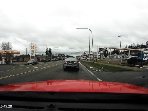 I Rear-ended Another Vehicle While I Was Looking At A U-Haul Store.