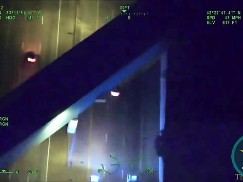 Minneapolis Police Released Helicopter Footage Of The Chase, Which Ended In A Car Crash.