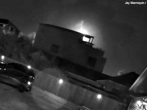 A Helicopter Crashed Into A Radio Tower In Houston, Texas.