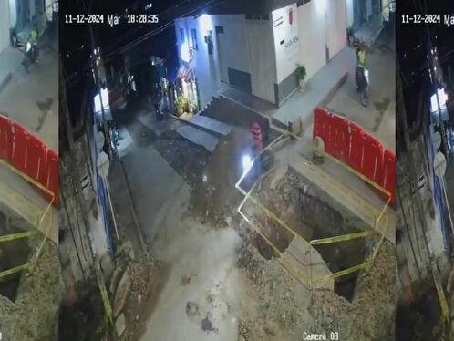 Passing Through The Construction Site