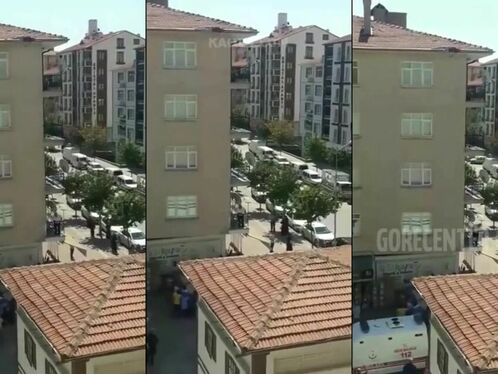 A Sleeping Man Fell From The Rooftop.