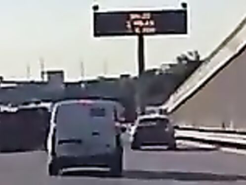Accident Scene Dashcam Video, Ben White