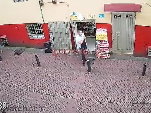 A Kind-hearted Man Helped A Man In A Wheelchair And Helped Him Into The Wheelchair.