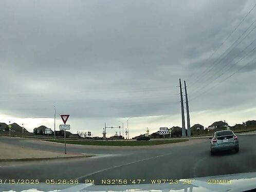 On The Same Day, At The Same Roundabout, Another Car Crossed Several Lanes.