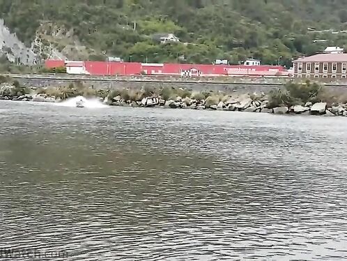 How Did You Hit The Only Obstacle In The Water?