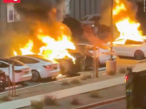 The FBI Is Investigating Several Cases Of Tesla Vehicles Being Set On Fire.