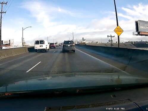Driving On The Shoulder In Seattle
