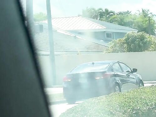 In Miami, We'll Turn On The Hazard Warning Lights.