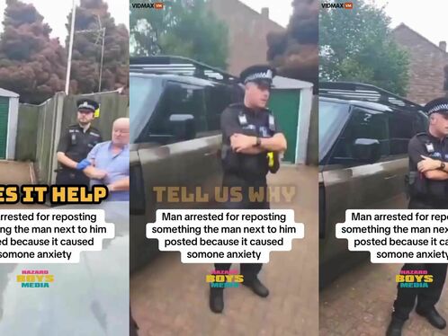 A Man Was Arrested In The UK For Sharing A Post.
