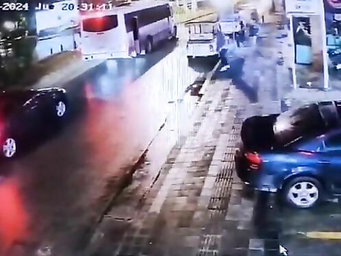 Man Hit By Bus