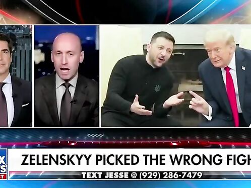 Stephen Miller Is Terrified Of Zelensky.