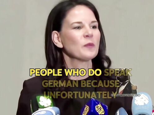 The German Foreign Minister Admitted That They Are Digging Their Own Grave.