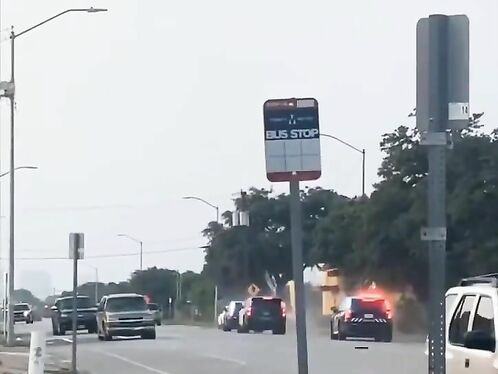 A High-speed Chase For A Stolen Backpack In Texas Ended In An Accident.