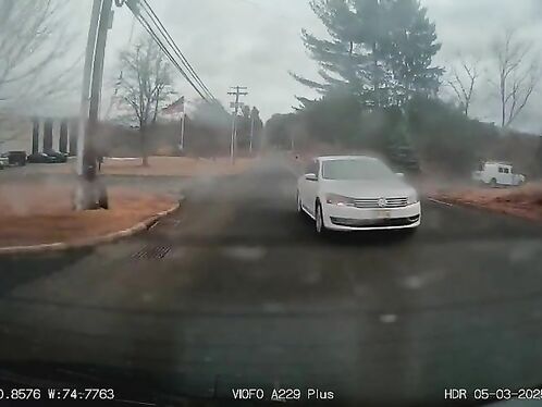 I Think They Were Desperately Trying To Overtake Me When I Started Moving At A Red Light. Orange County Idiots.