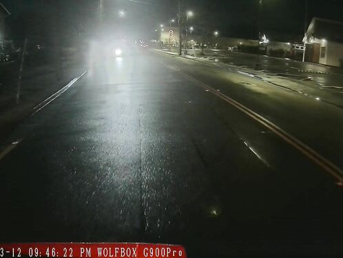 The Driver Drove Out Of The Parking Lot And Crashed Into A Parked Car In Less Than 5 Seconds.