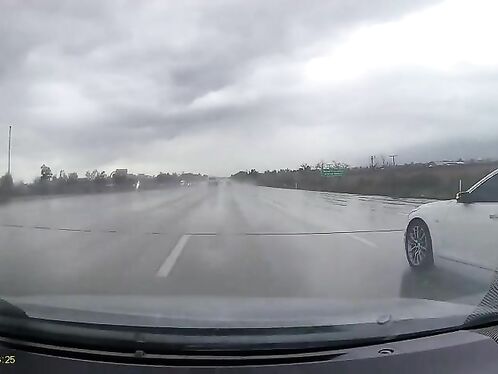 The Unsuspecting Driver Almost Got Into An Accident.