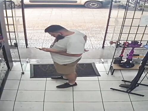 Man walks into revolving door only to be rejected