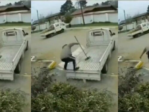 Truck mounting edges slap driver