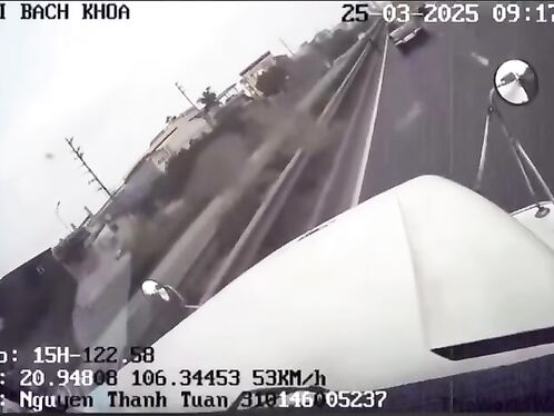 Truck overturns and spills cargo onto highway