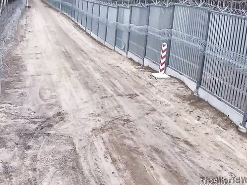 Polish citizens cross the border uniquely
