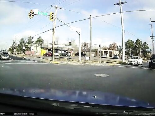 Driver ignores red lights on Friday the 13th