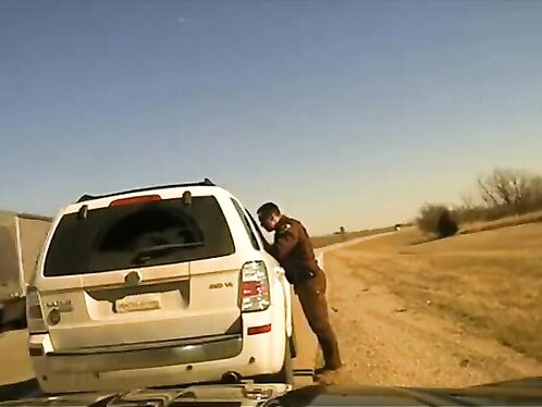Driver loses control and crashes into guardrail